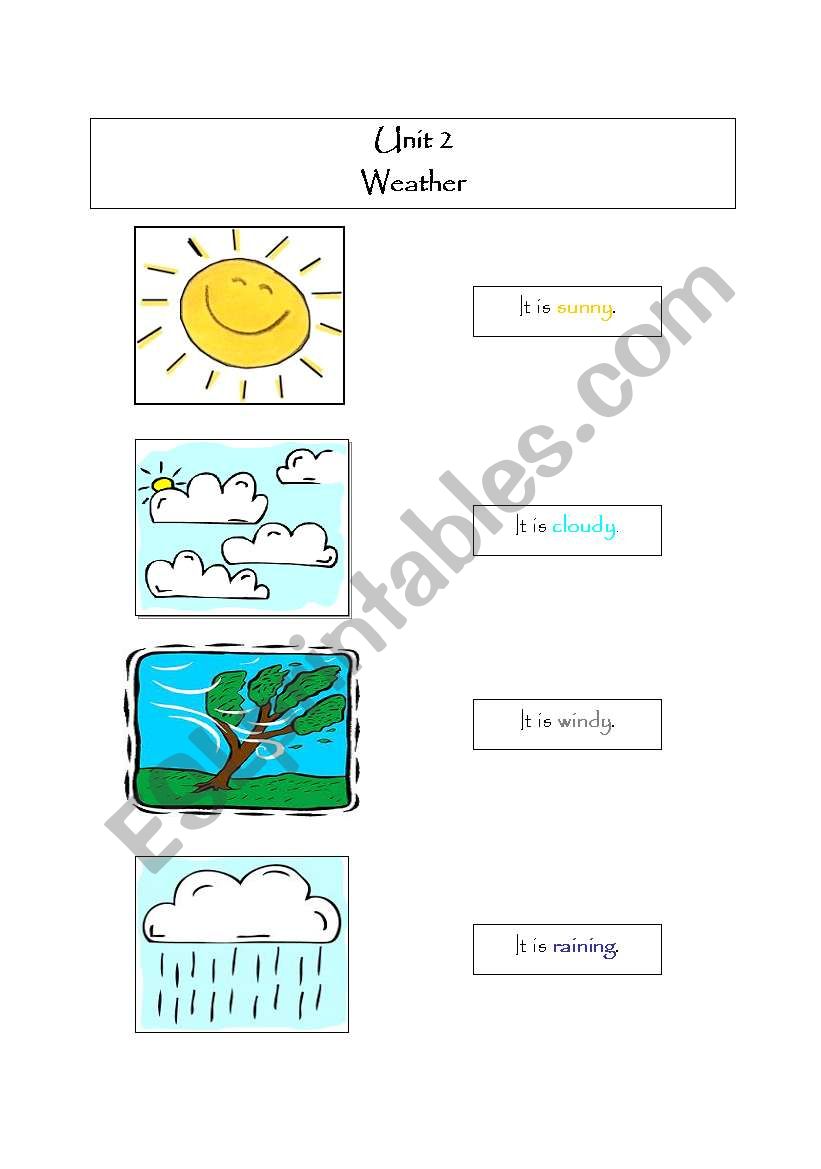 weather worksheet