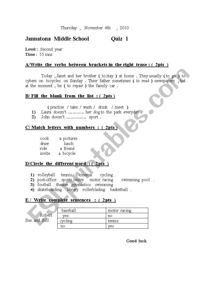 Asamoah worksheet