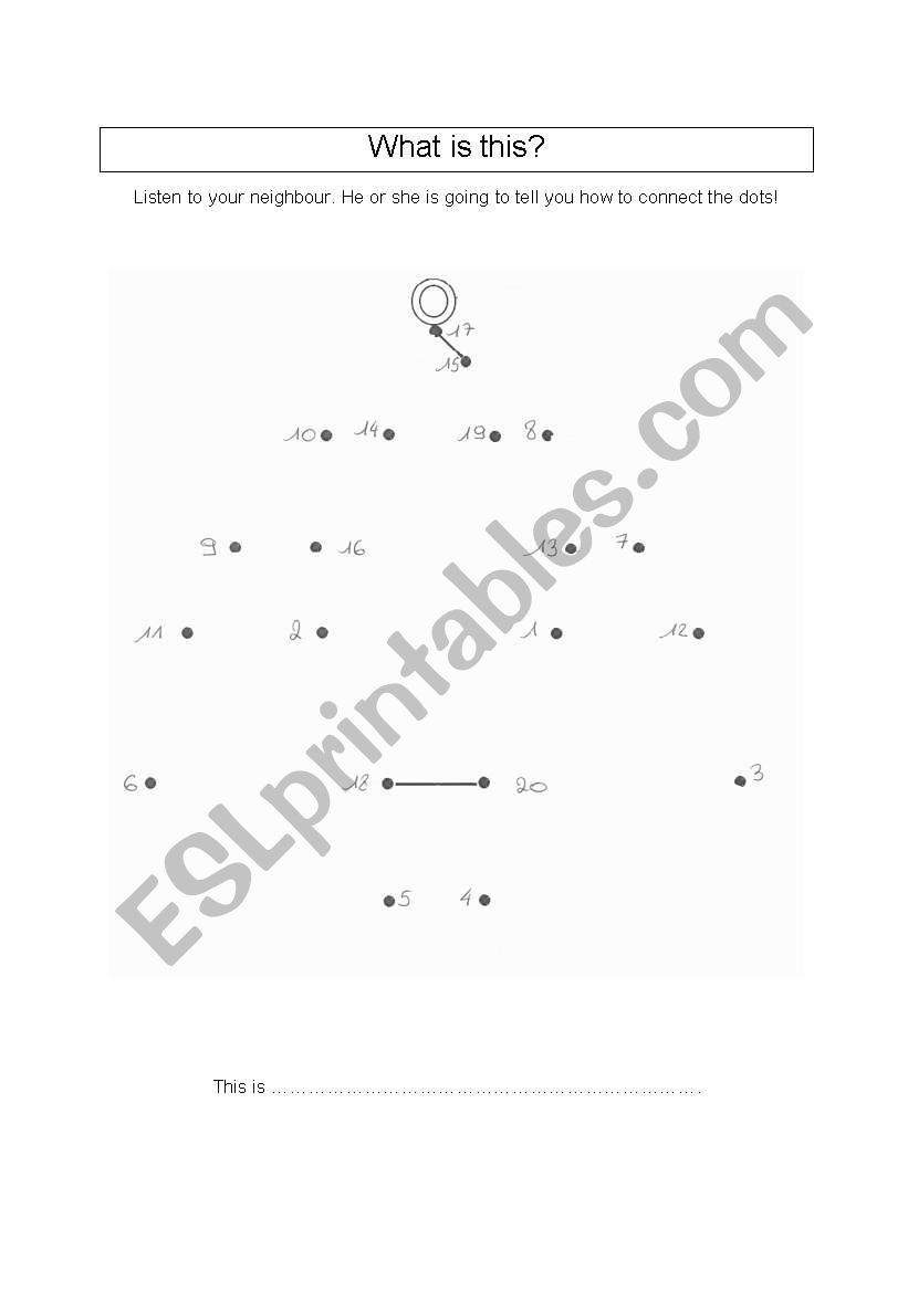 Practice numbers 1-20 (set B) worksheet