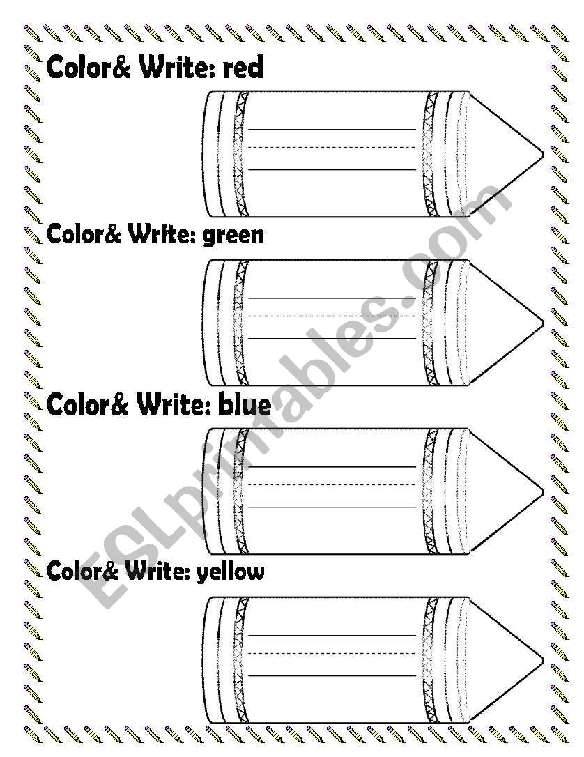 Color& write worksheet