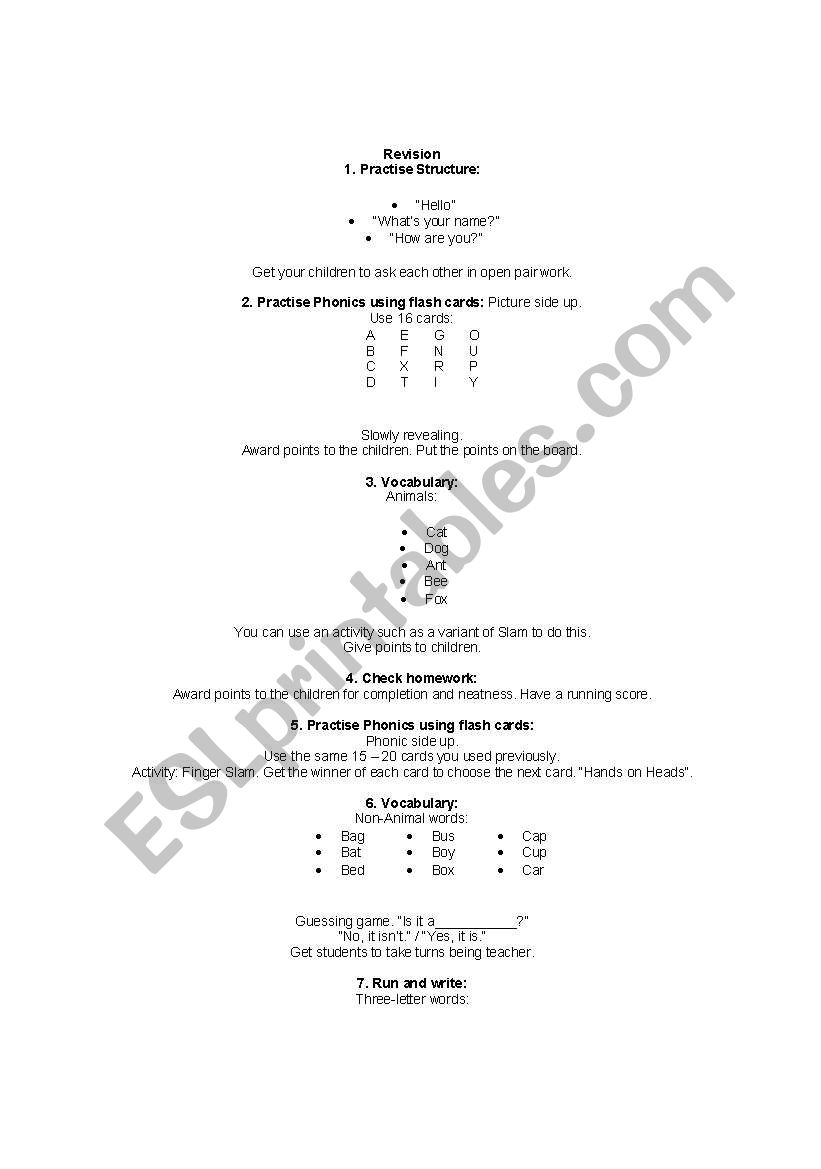 phonetics worksheet