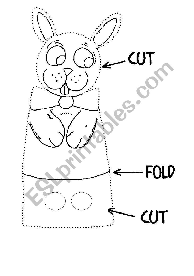 easter finger worksheet