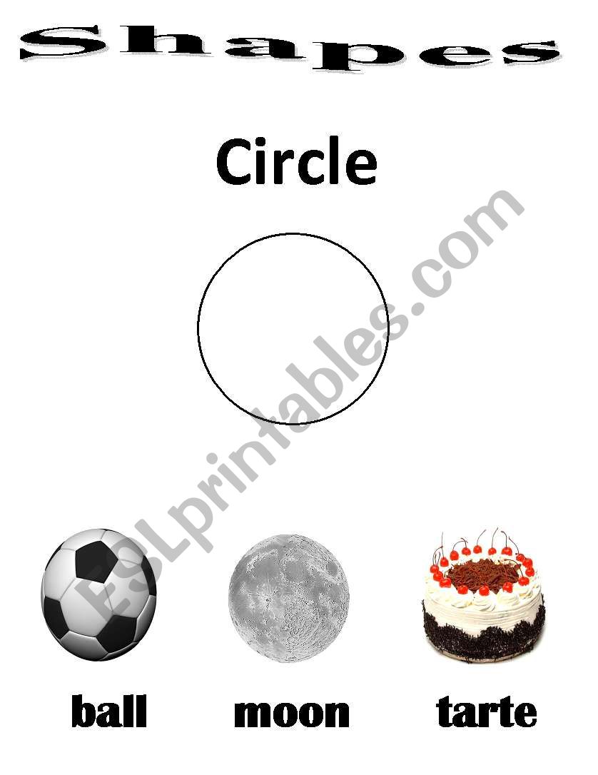 Circle shape worksheet