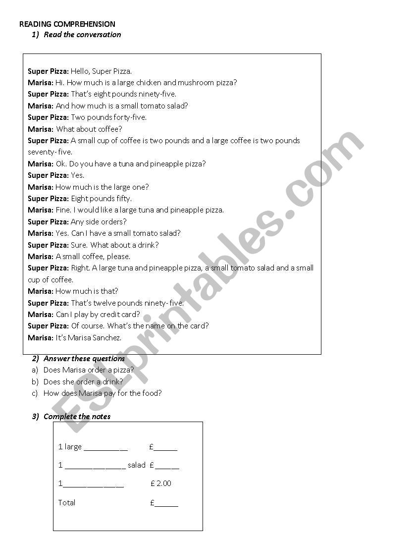 Test worksheet