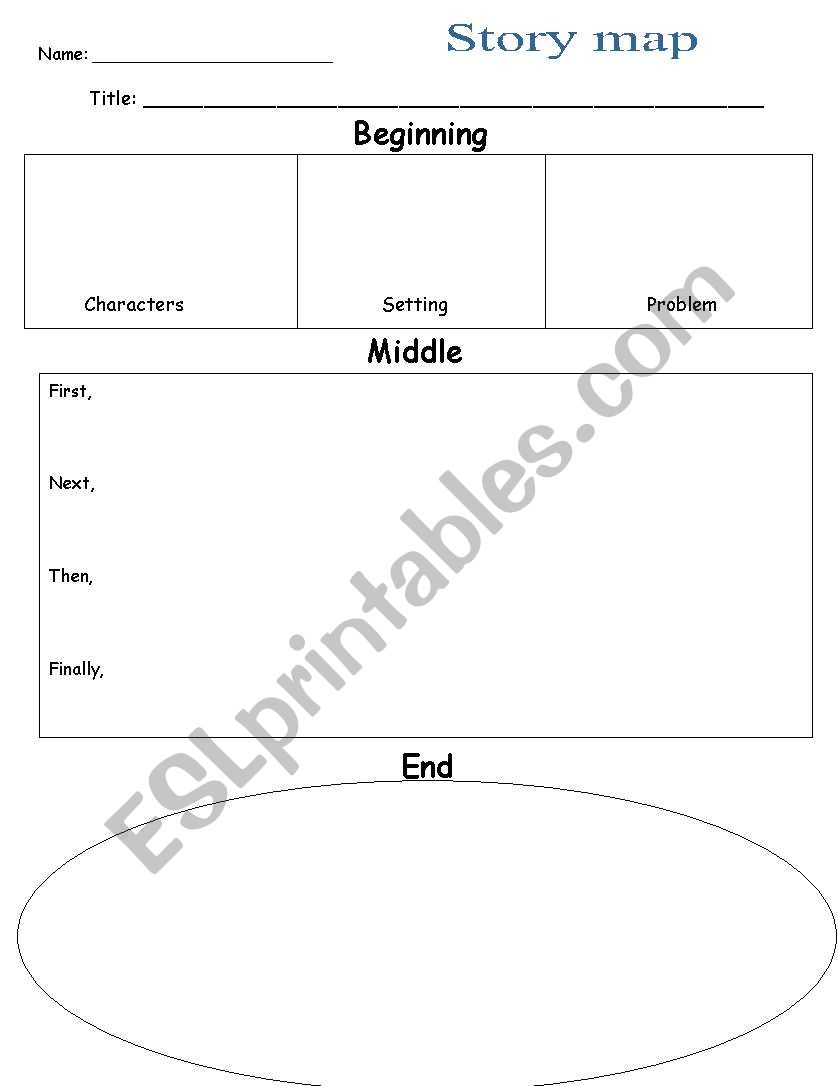 Story Map worksheet