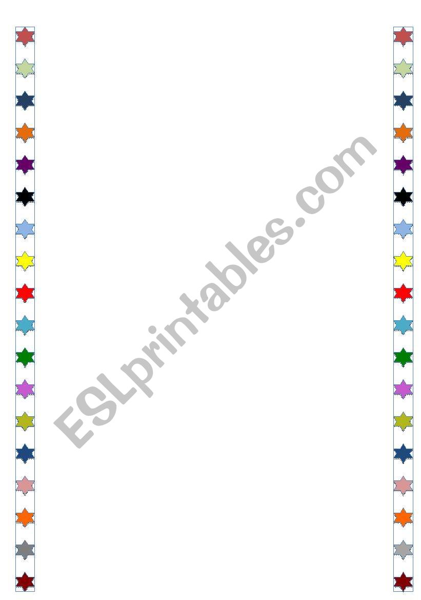twinkle star worksheet