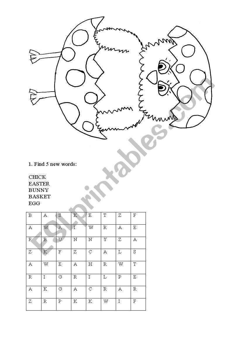 Easter worksheet