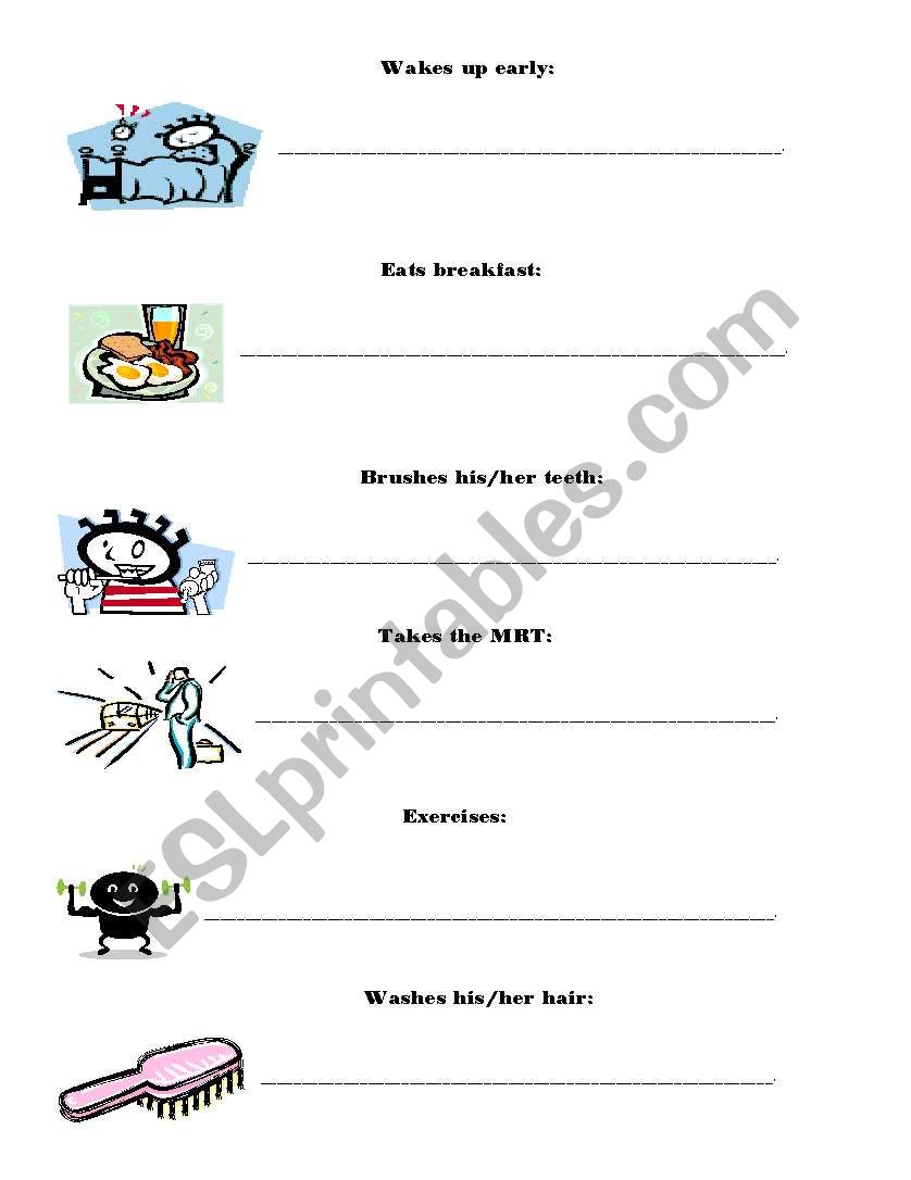 Adverbs of Frequency worksheet