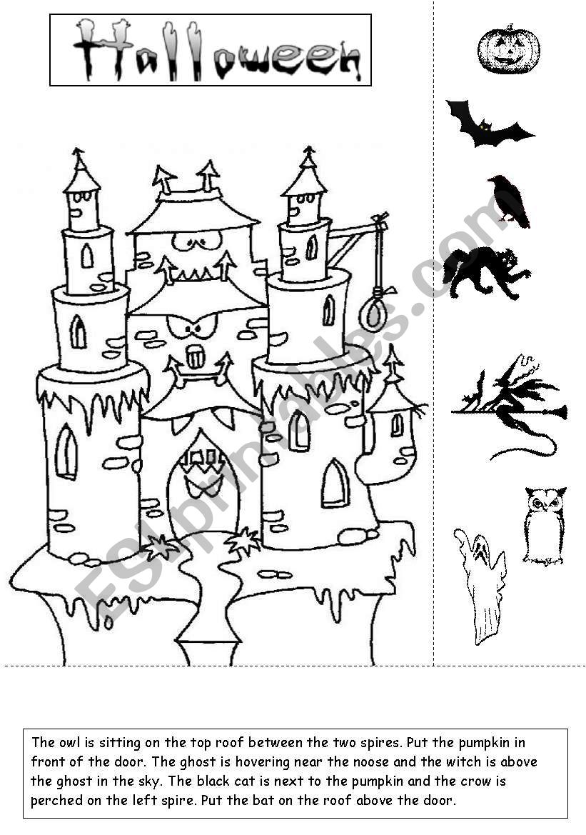 Halloween worksheet