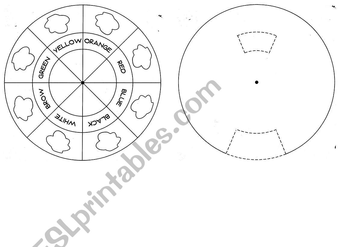 color wheel - ESL worksheet by fspagnoli