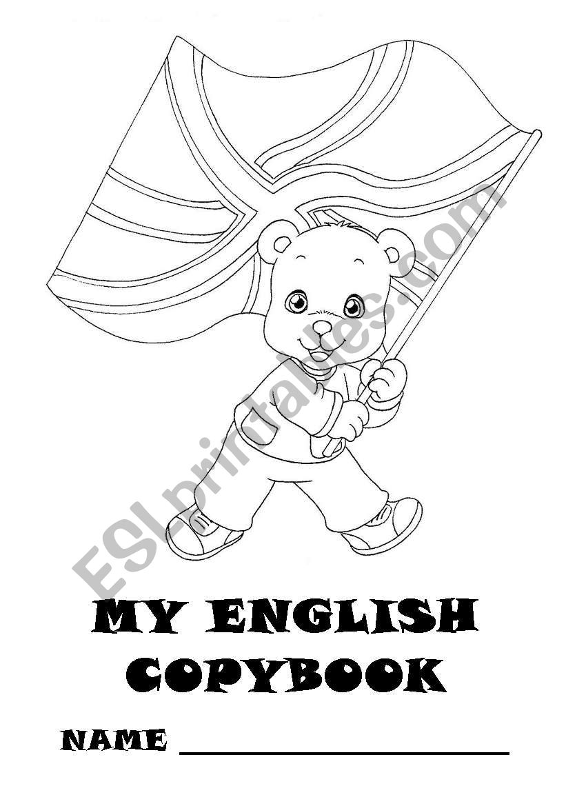 copybook cover worksheet