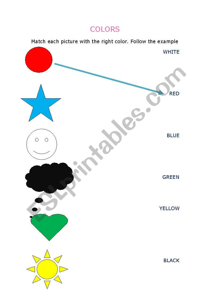colors worksheet