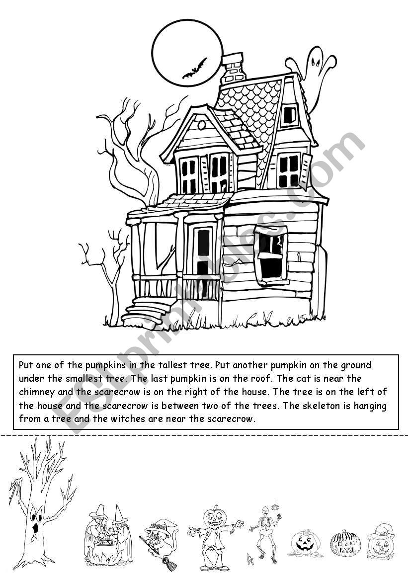 Halloween worksheet