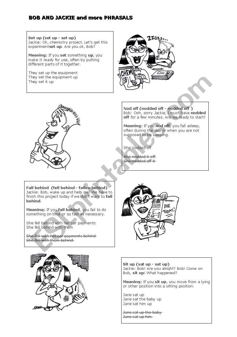 PHRASALS in context 3/3, two pages