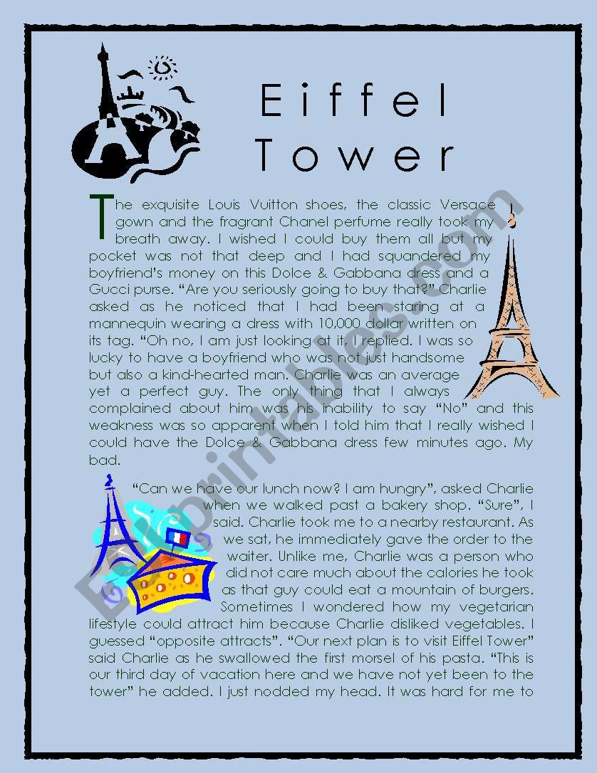 Wonder of the World Story series 8 ( Eiffel Tower)