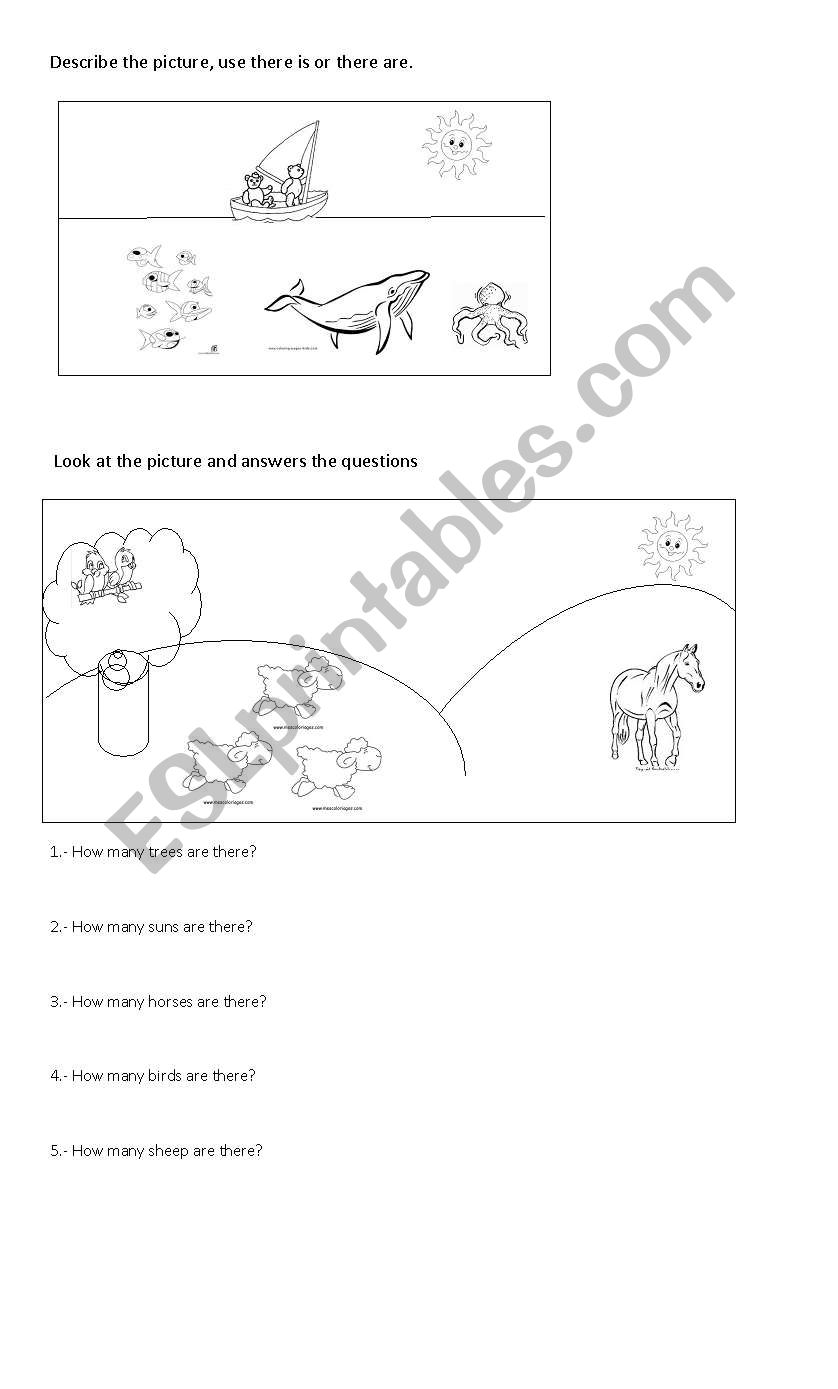 descriptions worksheet