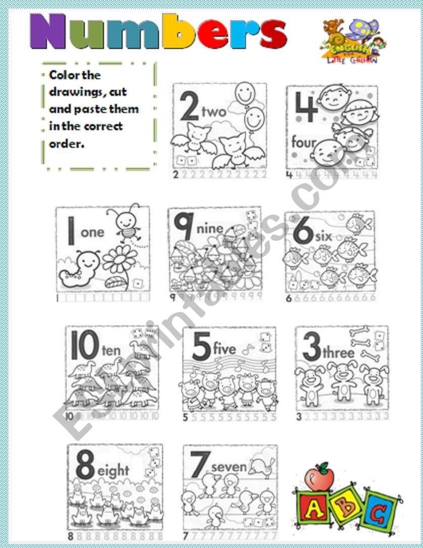 Numbers worksheet