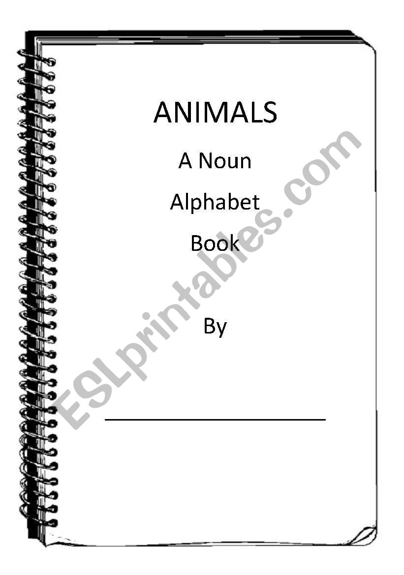 An Animal Alphabet Book worksheet