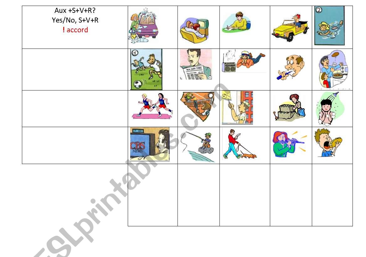 Battleship - Practice tenses worksheet