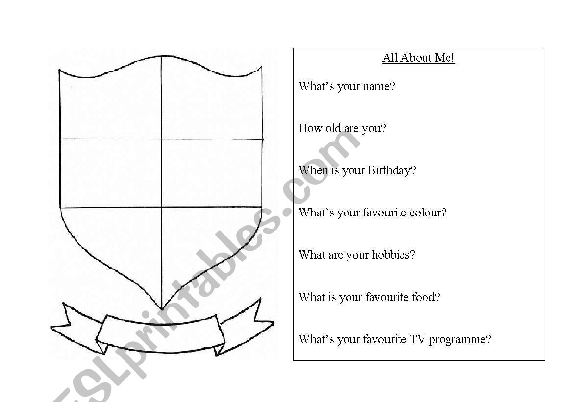 introducing yourself worksheet