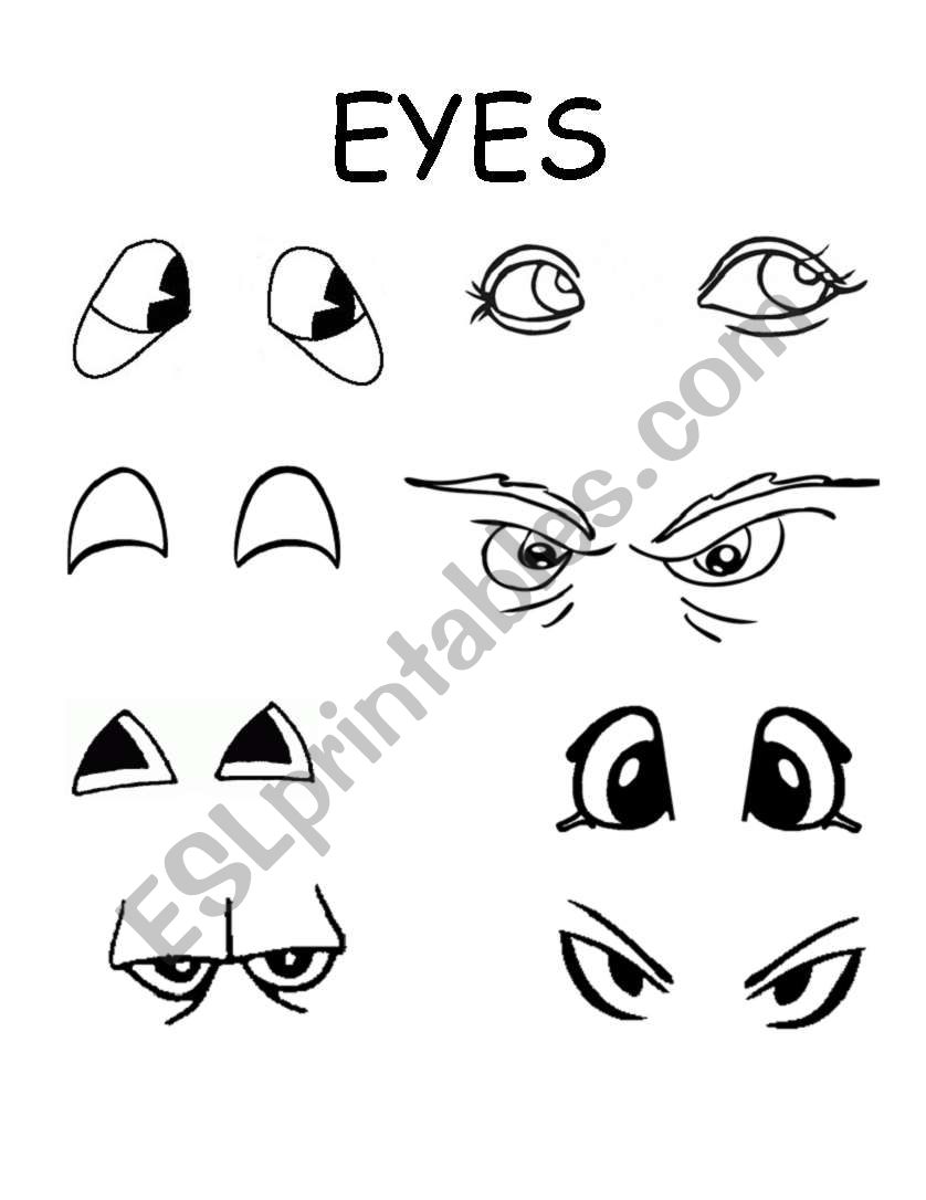 Halloween Characters (Eyes, Noses & Mouths)