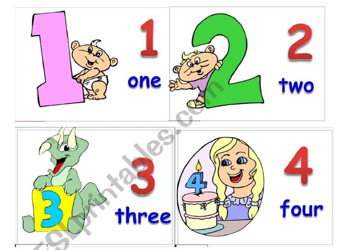 numbers 1-6 worksheet