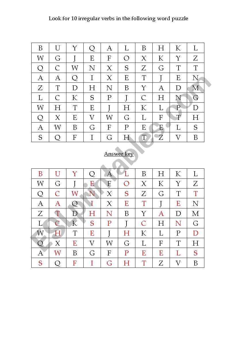 Simple Past - Irregular Verbs 