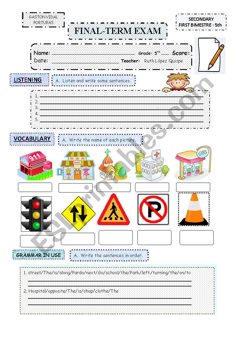 colors worksheet
