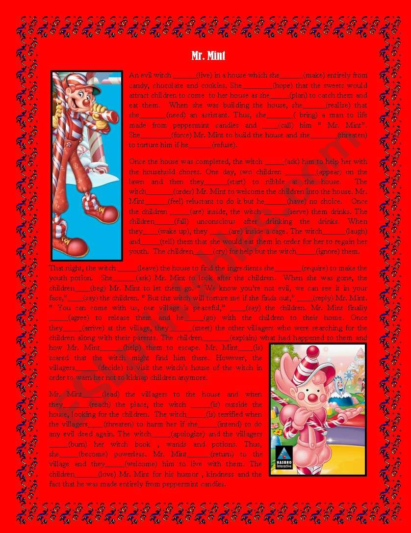 Fairytale Candyland series 2 ( Mr. Mint)-Simple past