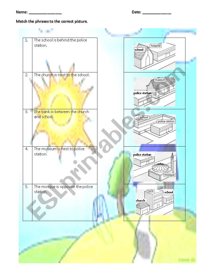 buildings worksheet