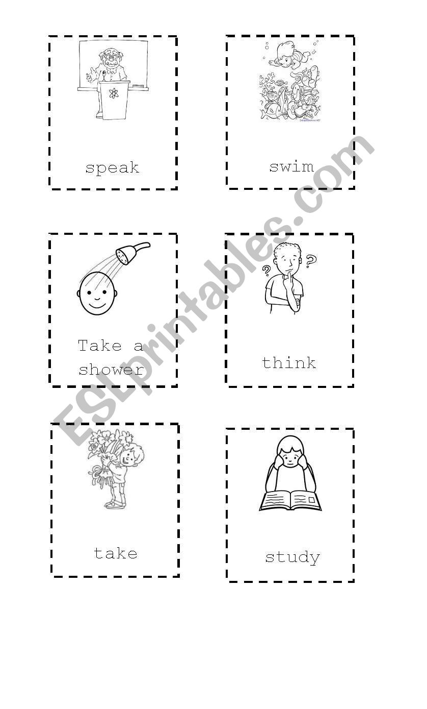 Verbs 3 worksheet