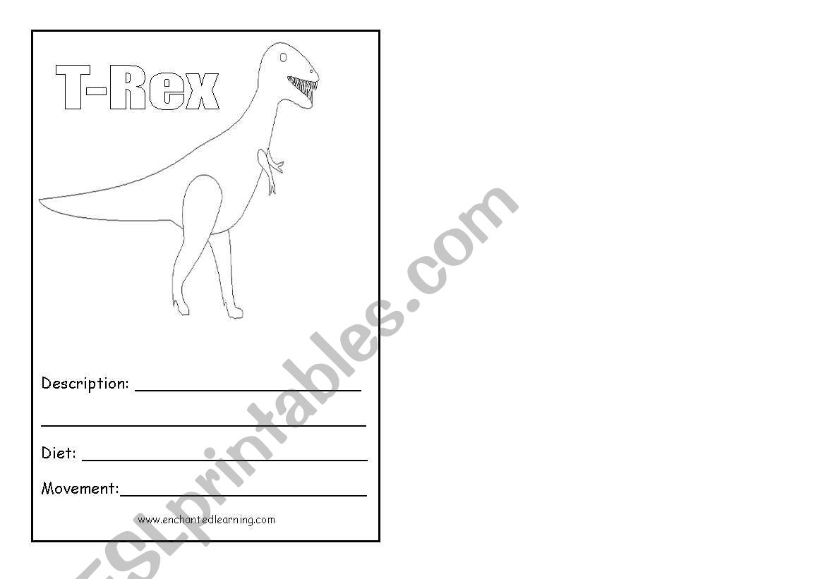 dinosaurs worksheet