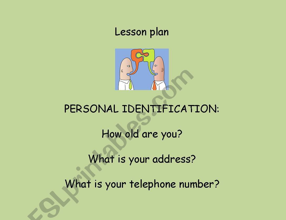 Personal identification - How old are you?