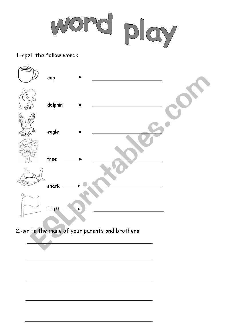 alphabet worksheet