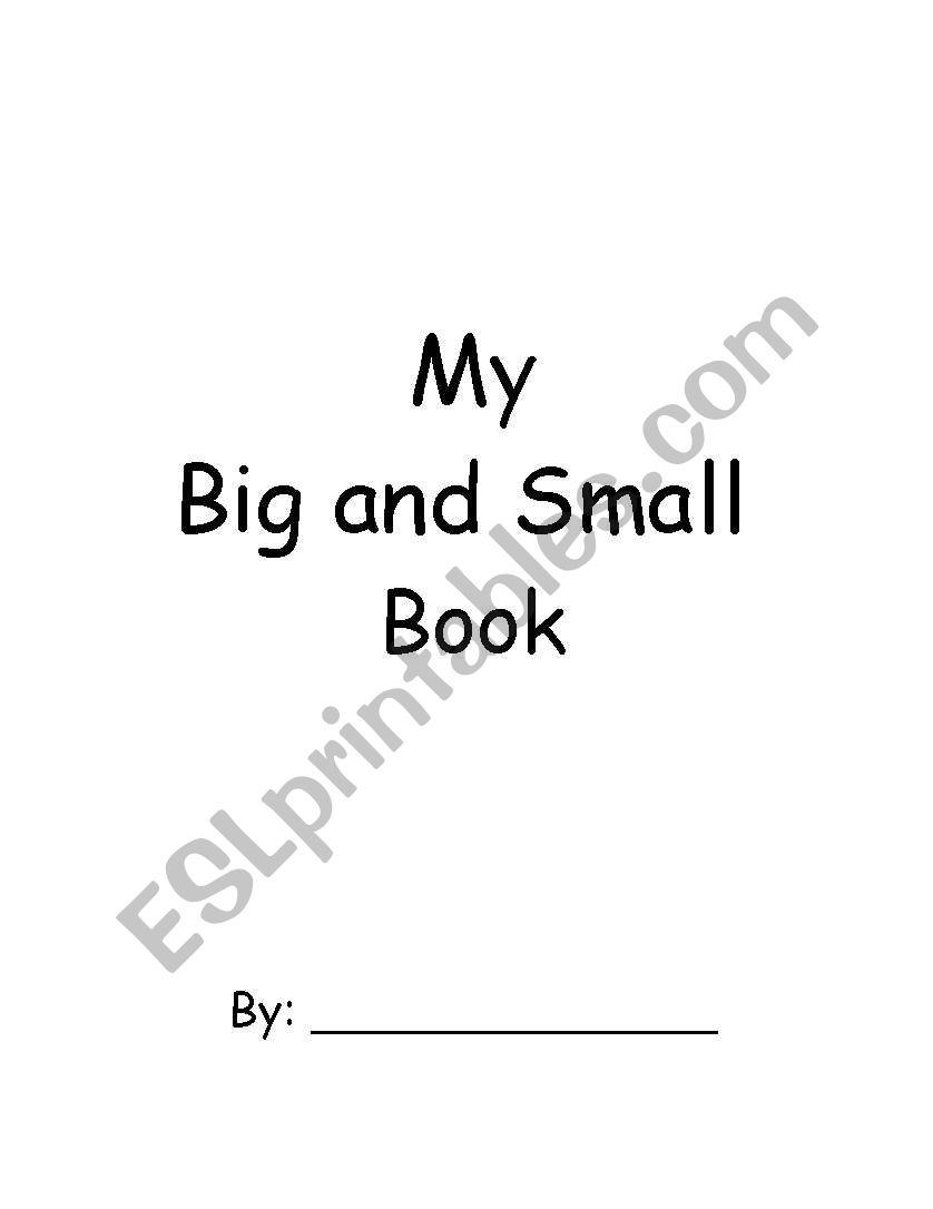 Big and Small Patterned book worksheet