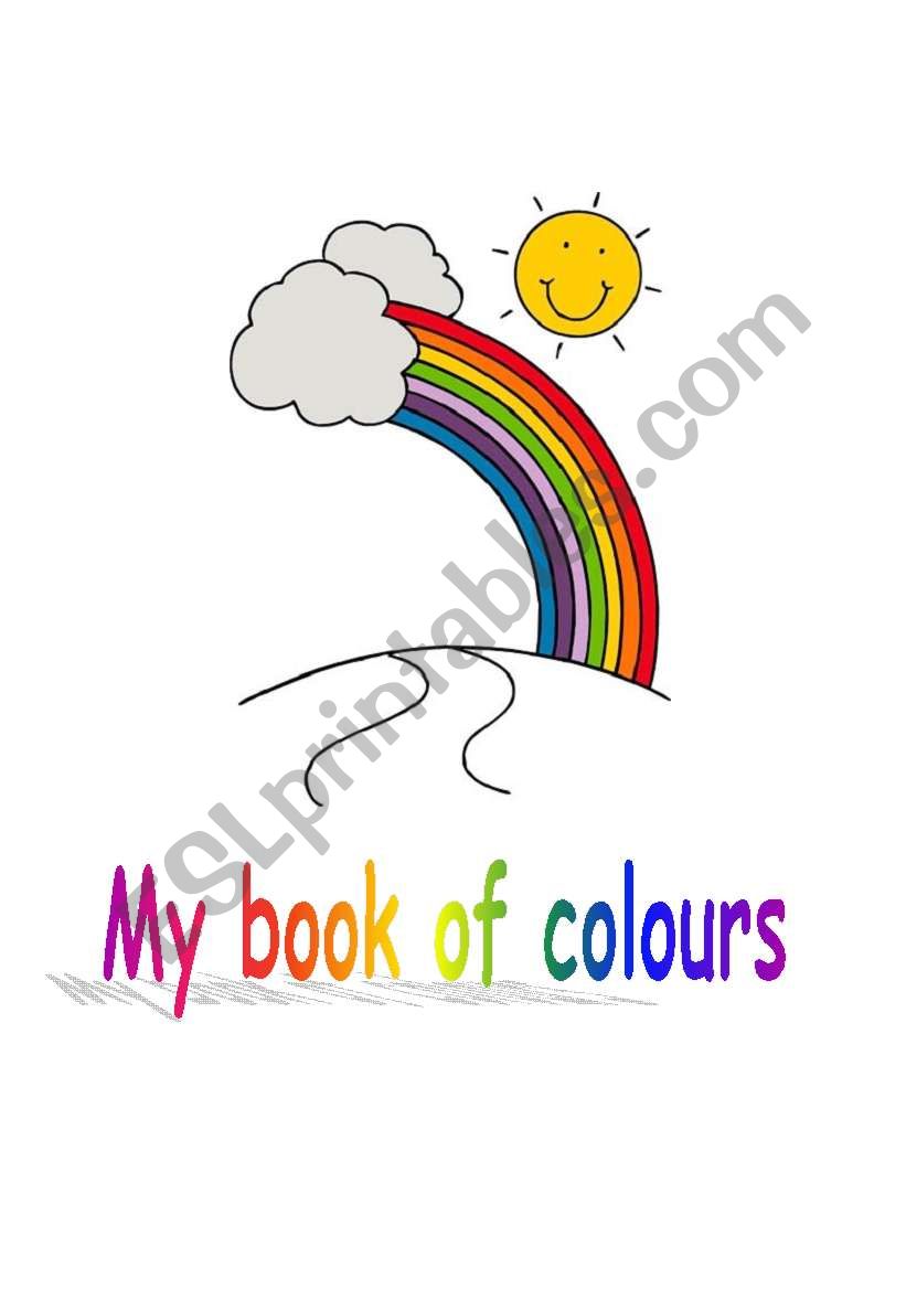 My book of colours worksheet