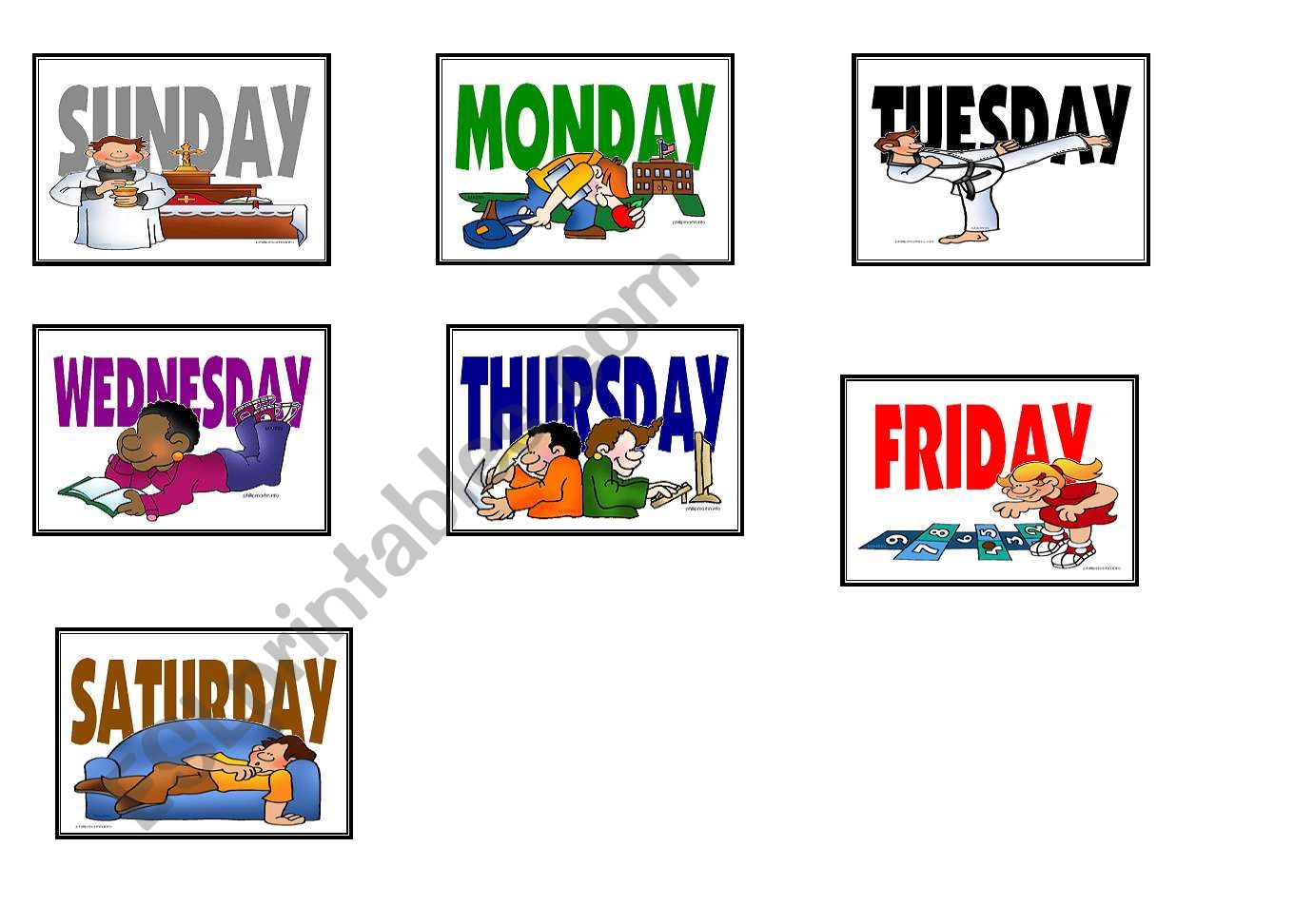 Speaking/Matching Months and Days Game Cards *Fully Editable* 2 of 2