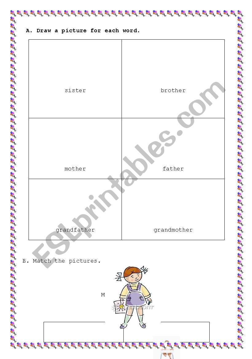 family members worksheet