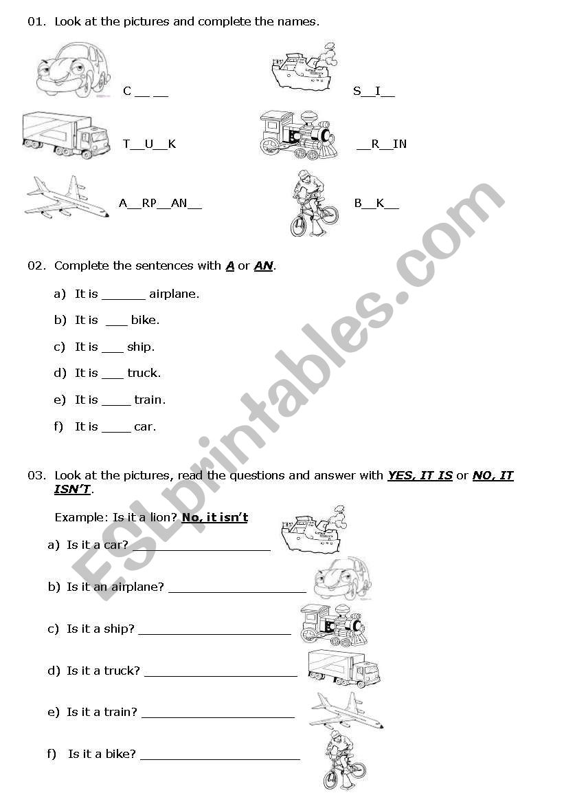 English worksheets: 2nd Grade Review verb to be in the ...