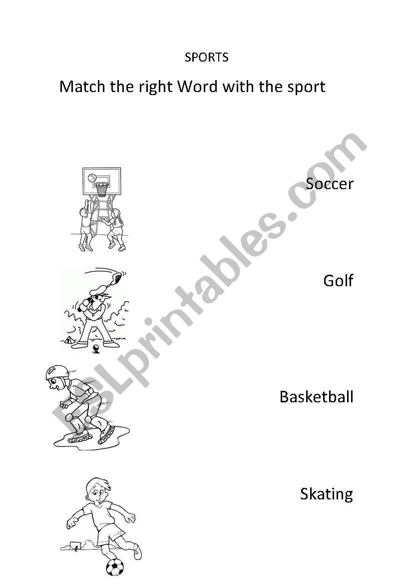 SPORTS worksheet