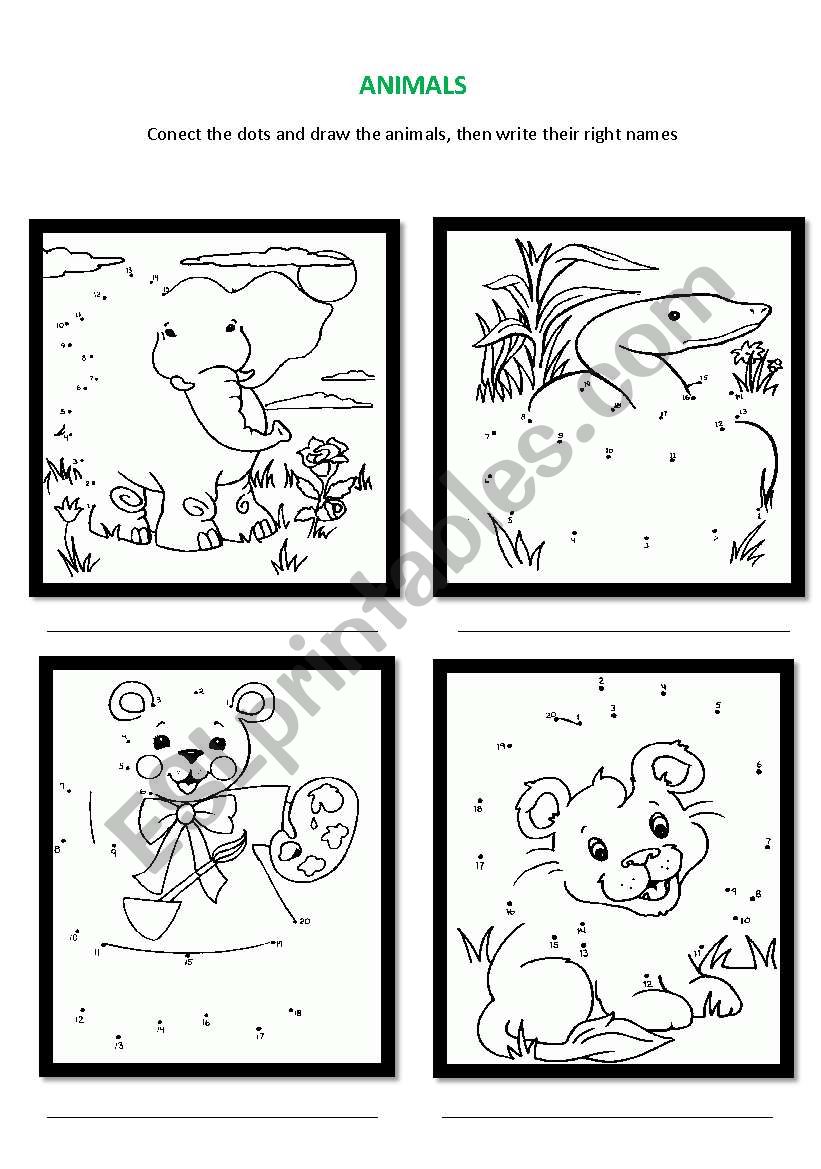 ANIMALS worksheet