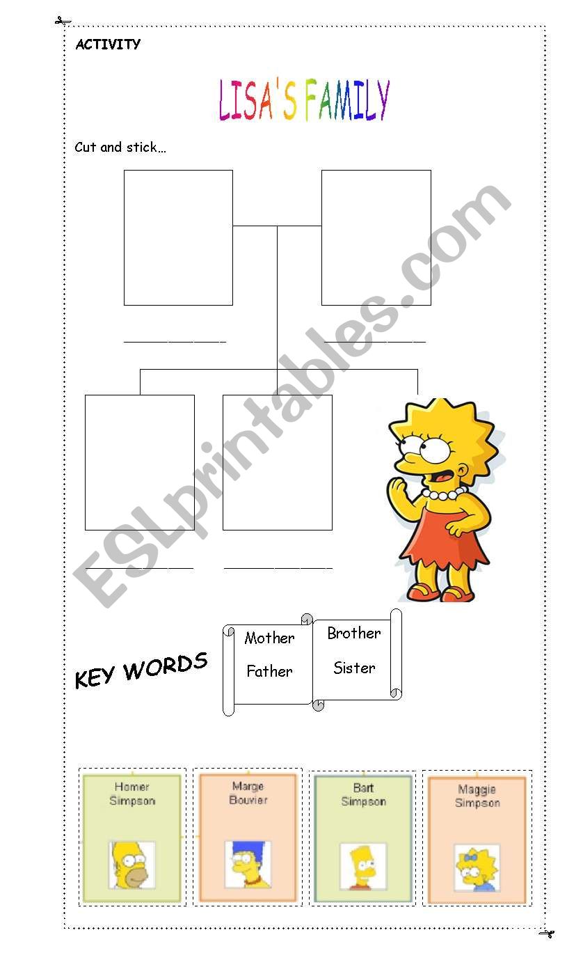 THE FAMILY worksheet