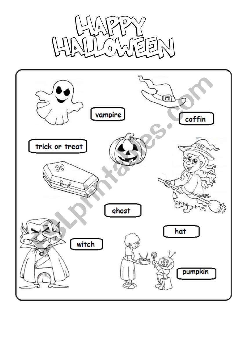 HALLOWEEN WORKSHEET worksheet