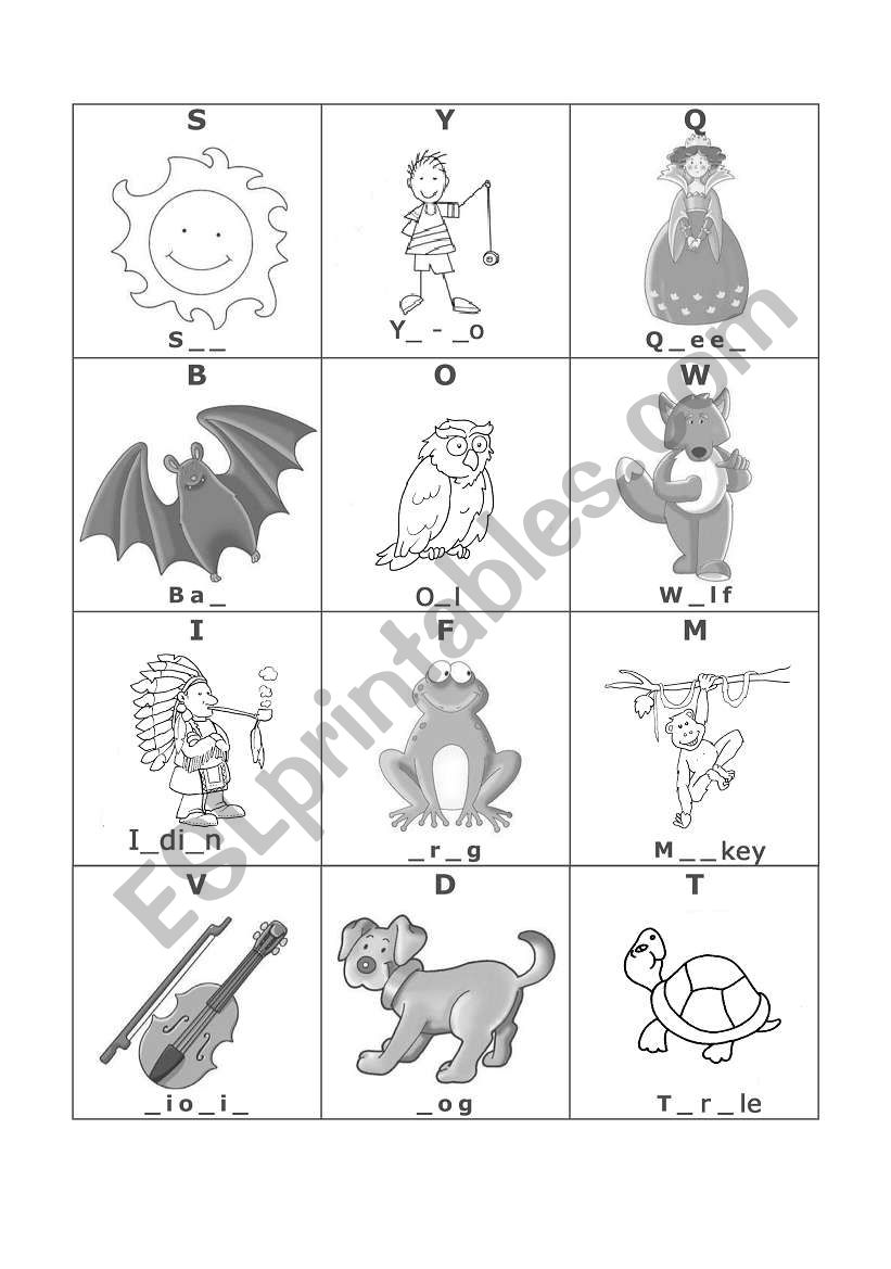 Alphabet Chart 2 worksheet
