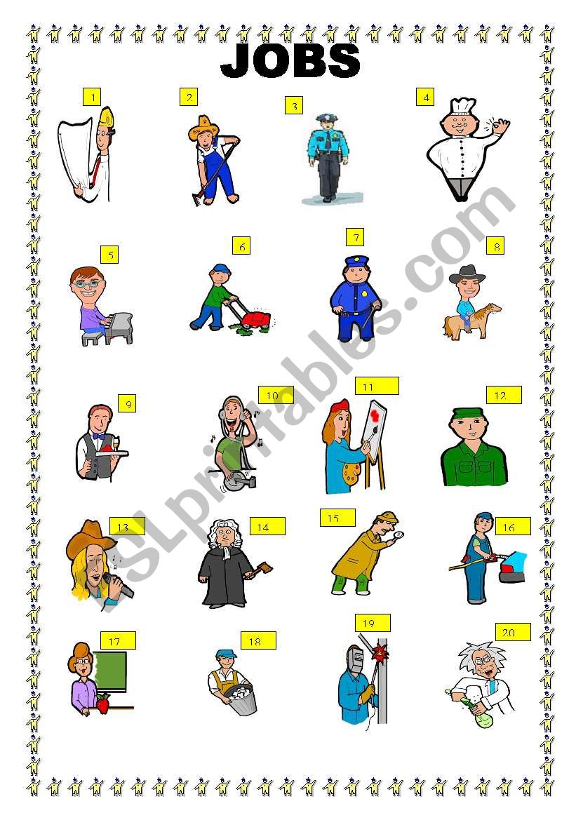 JOBS worksheet