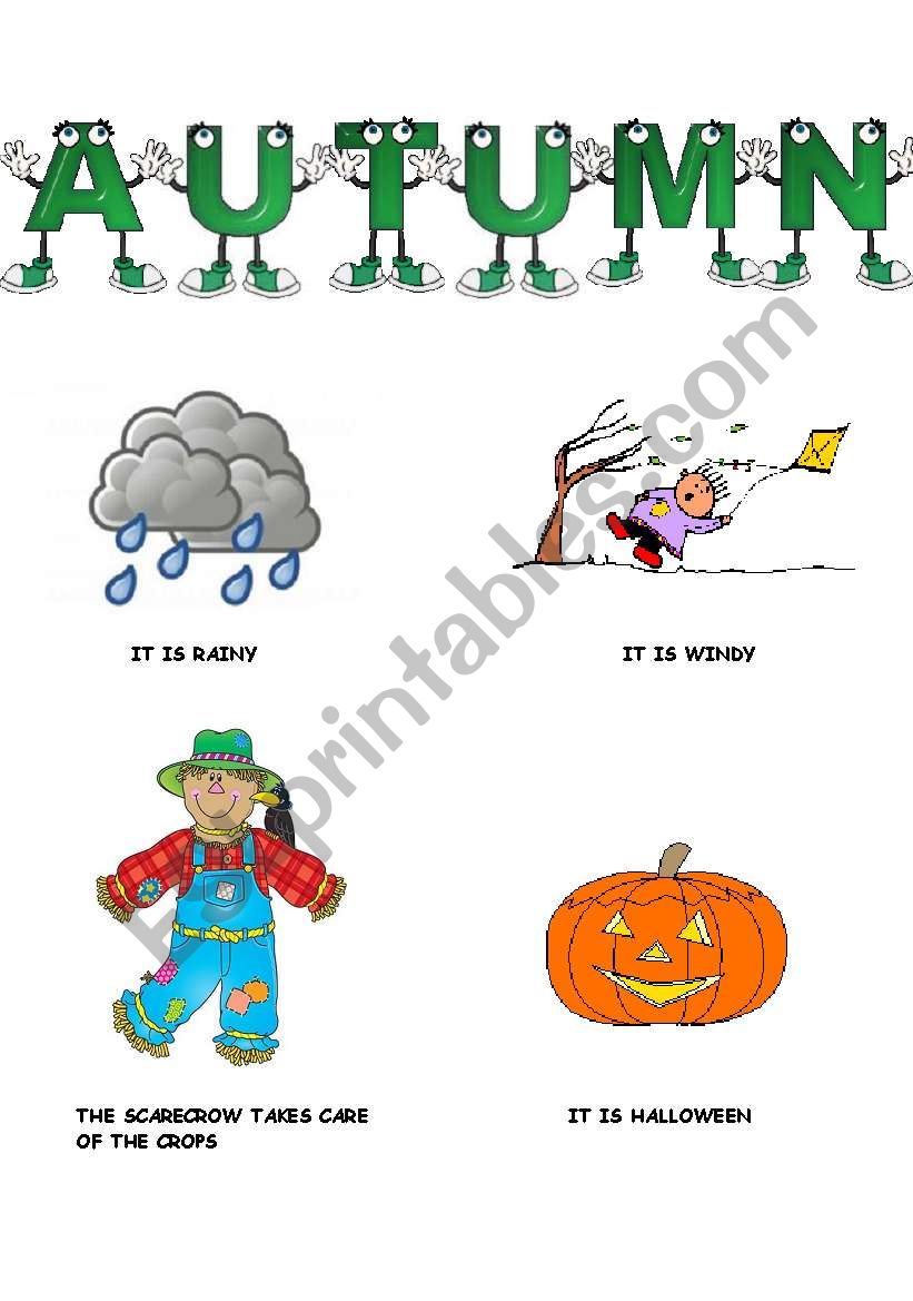 WHAT HAPPENS IN AUTUMN-3 worksheet