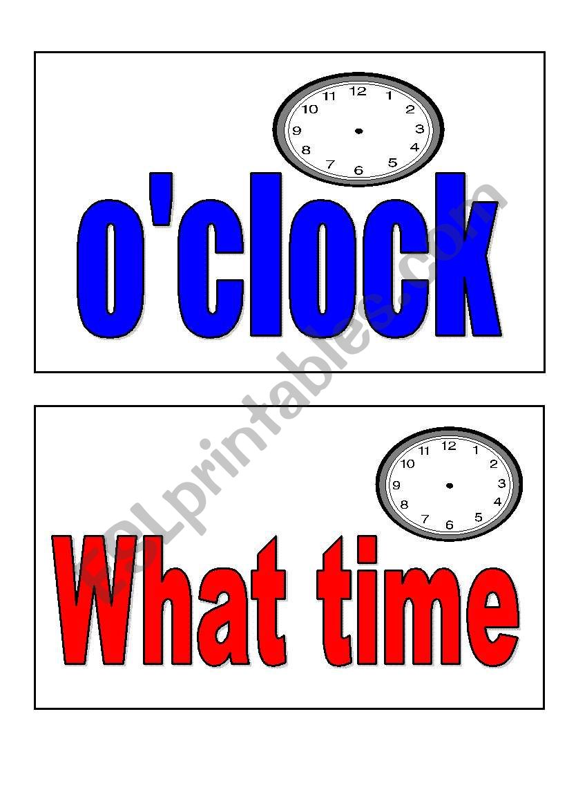 time worksheet