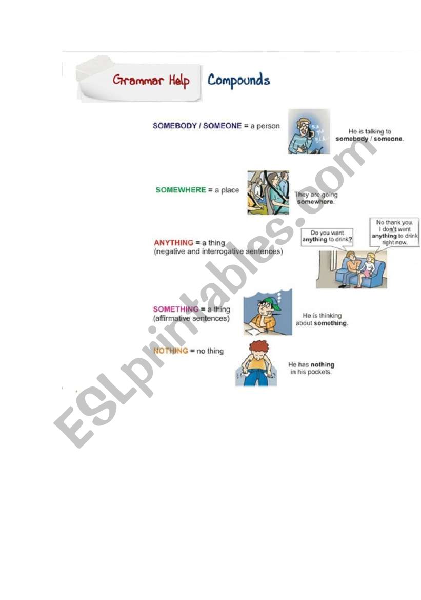 Compounds worksheet