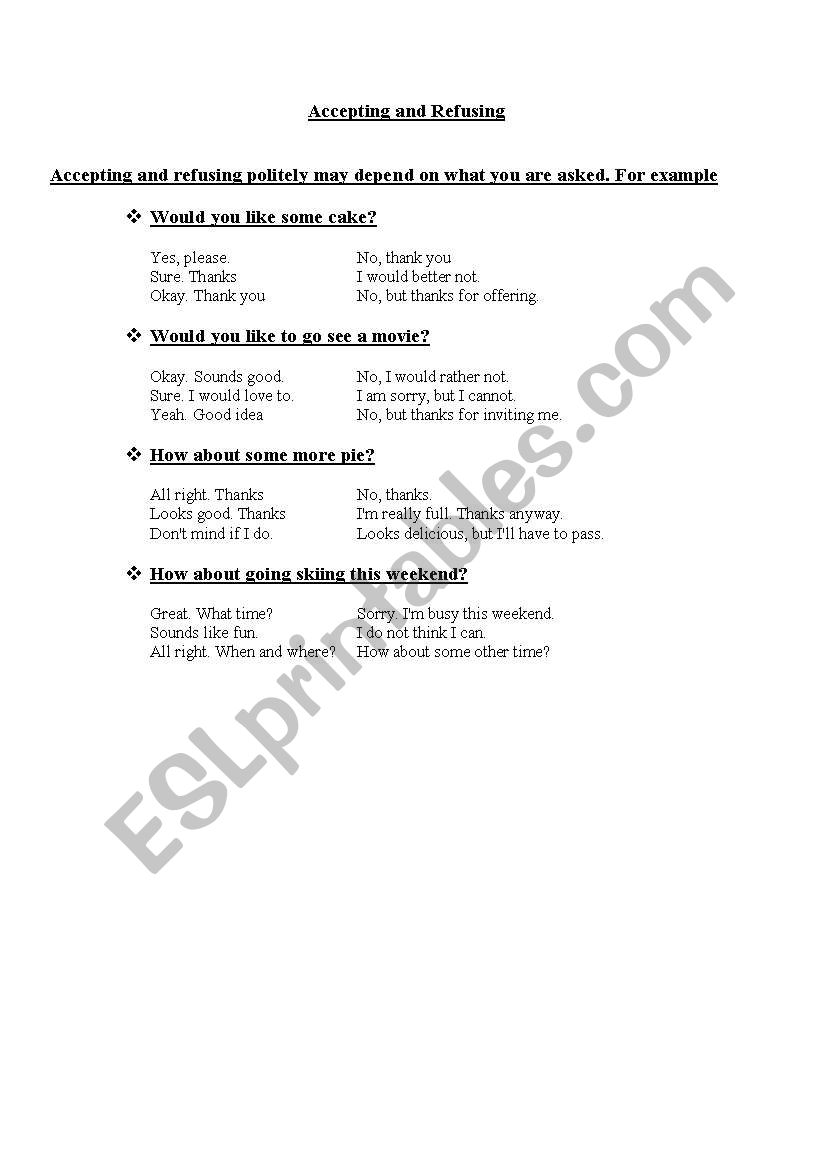 language functions   worksheet