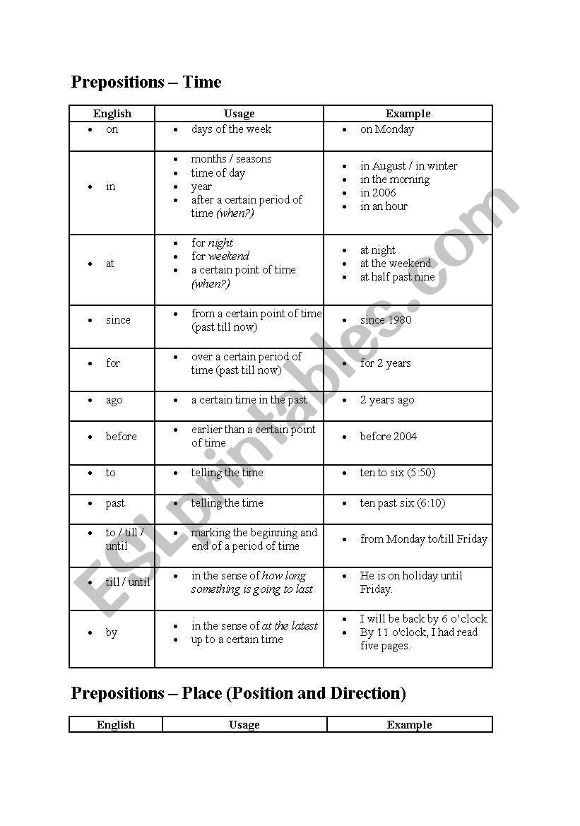 learn worksheet